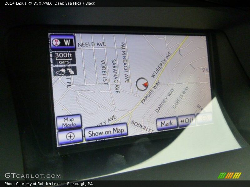 Deep Sea Mica / Black 2014 Lexus RX 350 AWD