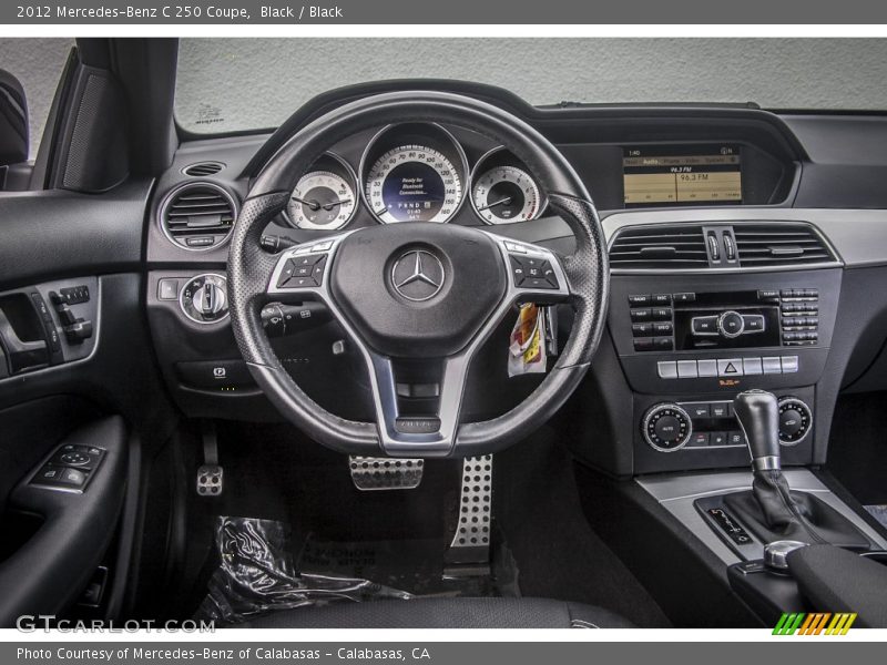 Black / Black 2012 Mercedes-Benz C 250 Coupe