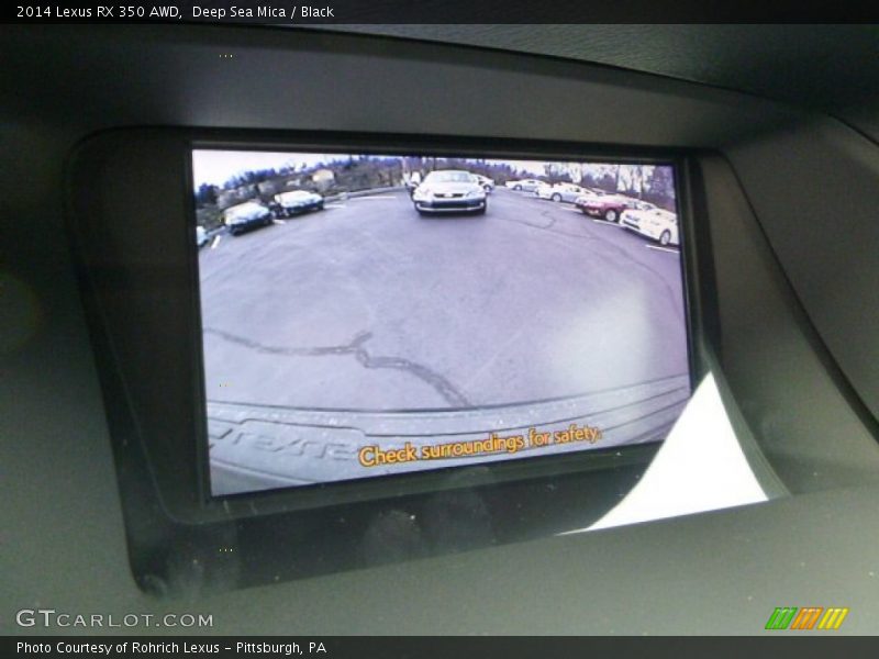 Deep Sea Mica / Black 2014 Lexus RX 350 AWD