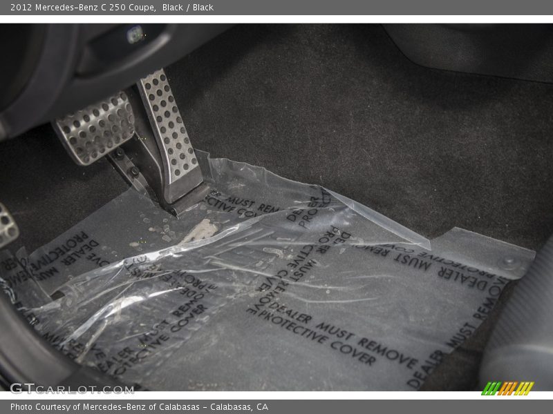 Black / Black 2012 Mercedes-Benz C 250 Coupe
