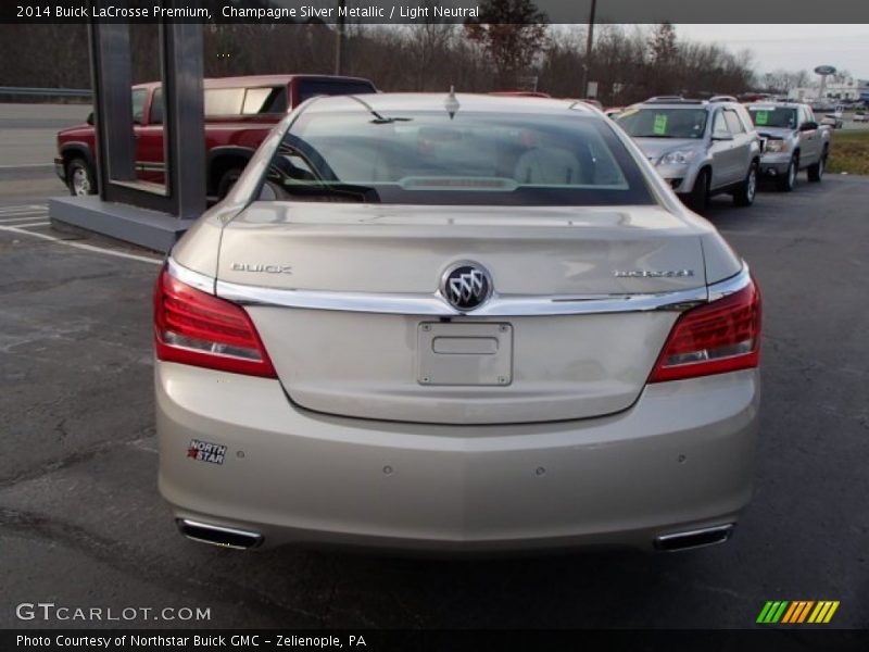 Champagne Silver Metallic / Light Neutral 2014 Buick LaCrosse Premium