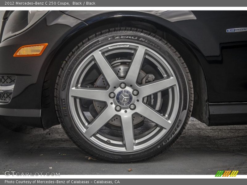 Black / Black 2012 Mercedes-Benz C 250 Coupe