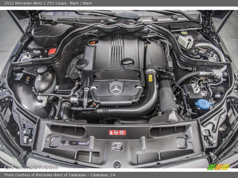 Black / Black 2012 Mercedes-Benz C 250 Coupe