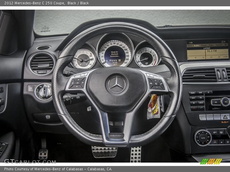 Black / Black 2012 Mercedes-Benz C 250 Coupe