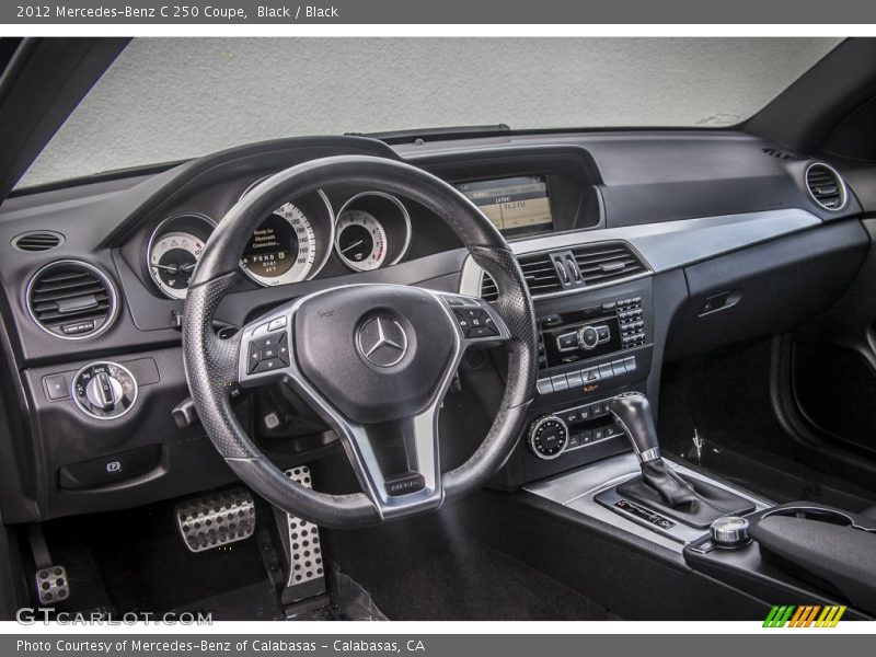 Black / Black 2012 Mercedes-Benz C 250 Coupe