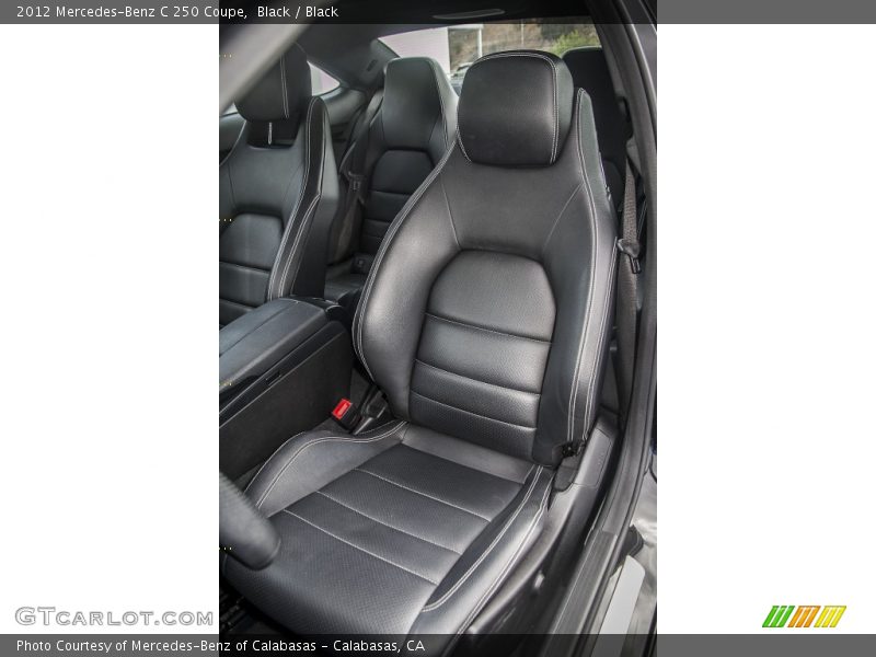 Black / Black 2012 Mercedes-Benz C 250 Coupe