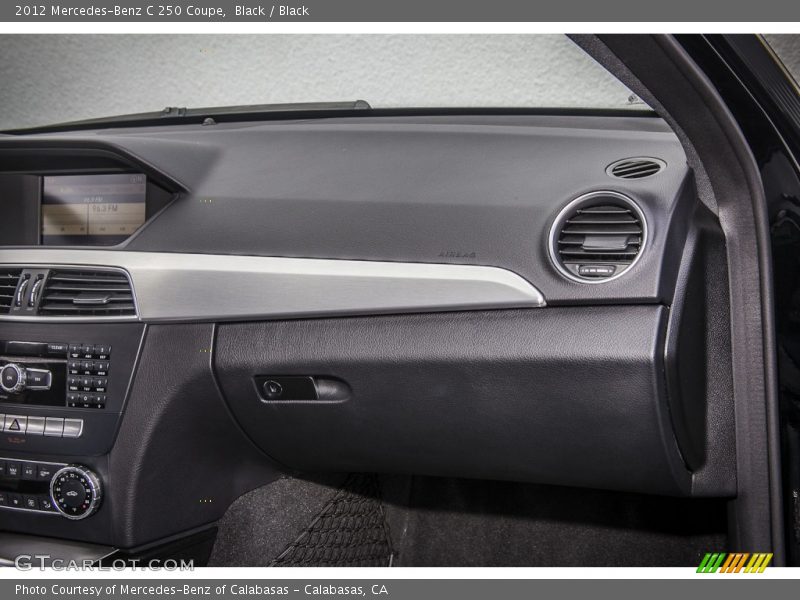 Black / Black 2012 Mercedes-Benz C 250 Coupe