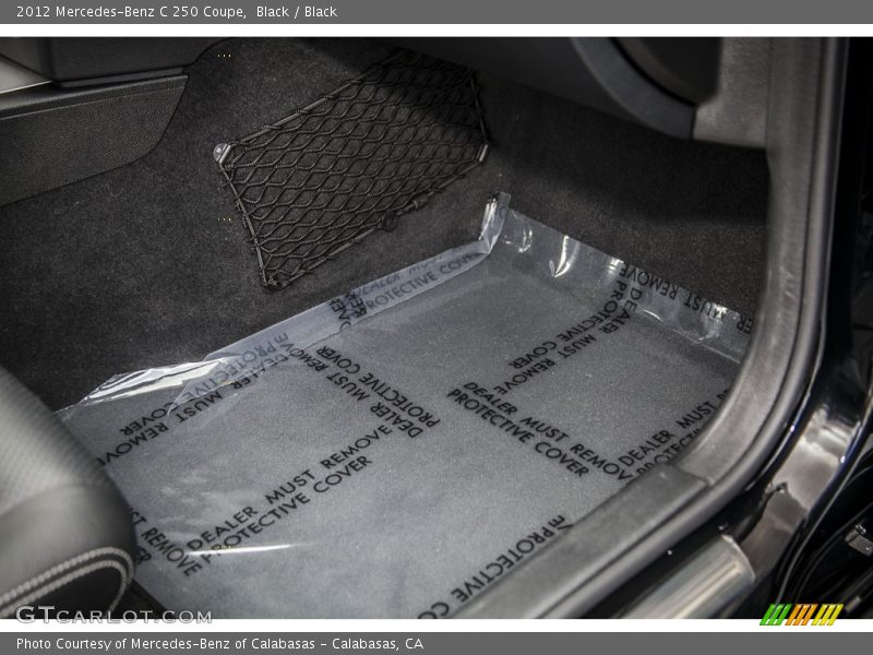 Black / Black 2012 Mercedes-Benz C 250 Coupe