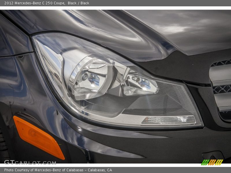 Black / Black 2012 Mercedes-Benz C 250 Coupe