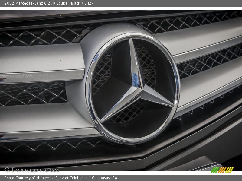 Black / Black 2012 Mercedes-Benz C 250 Coupe