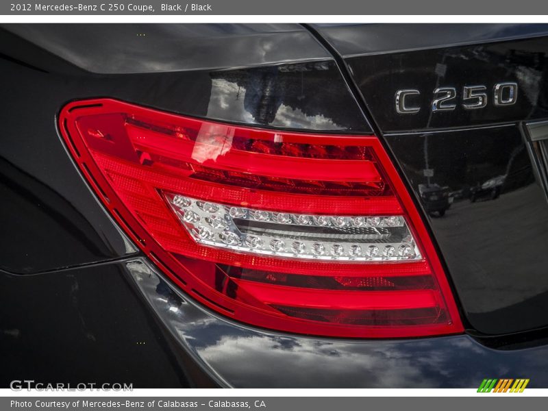 Black / Black 2012 Mercedes-Benz C 250 Coupe