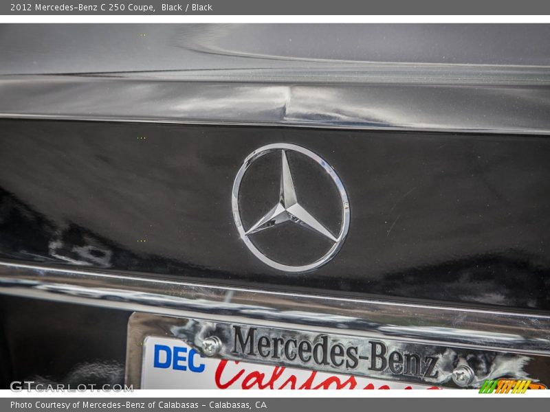 Black / Black 2012 Mercedes-Benz C 250 Coupe