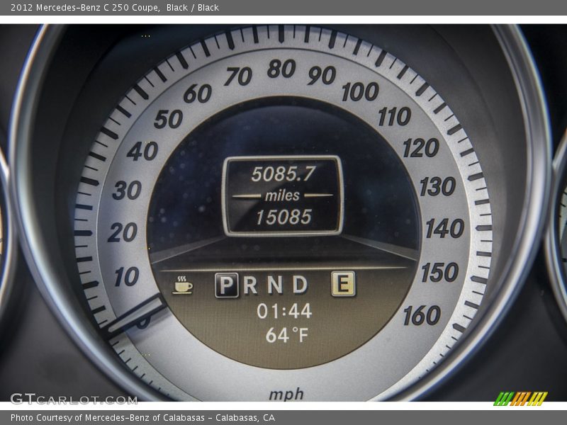 Black / Black 2012 Mercedes-Benz C 250 Coupe