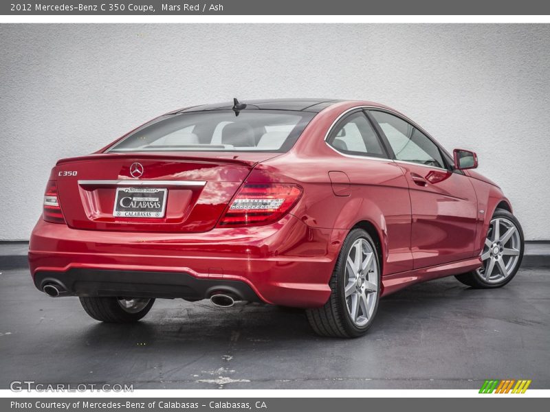Mars Red / Ash 2012 Mercedes-Benz C 350 Coupe
