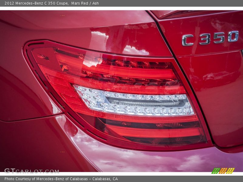 Mars Red / Ash 2012 Mercedes-Benz C 350 Coupe