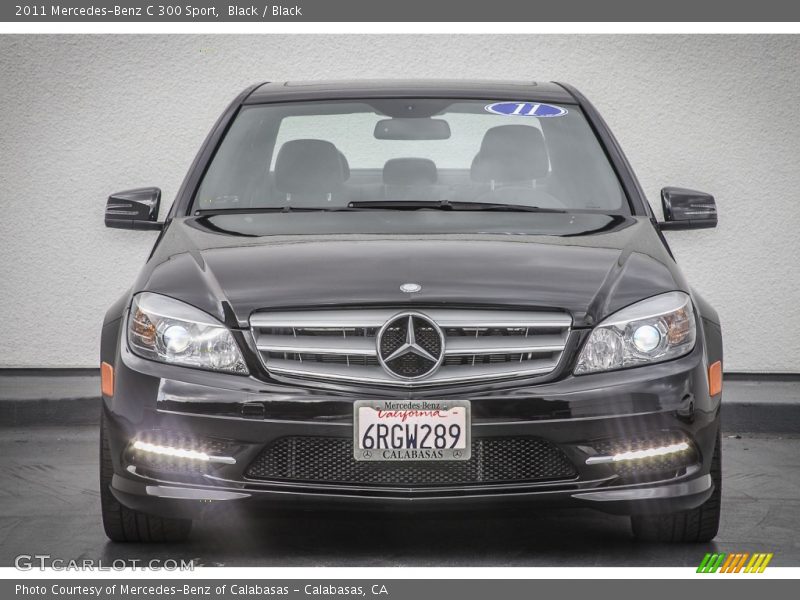 Black / Black 2011 Mercedes-Benz C 300 Sport
