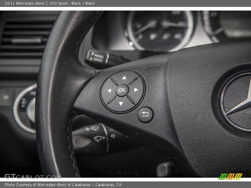 Black / Black 2011 Mercedes-Benz C 300 Sport