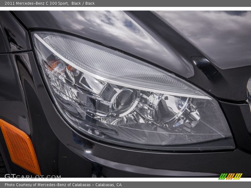 Black / Black 2011 Mercedes-Benz C 300 Sport