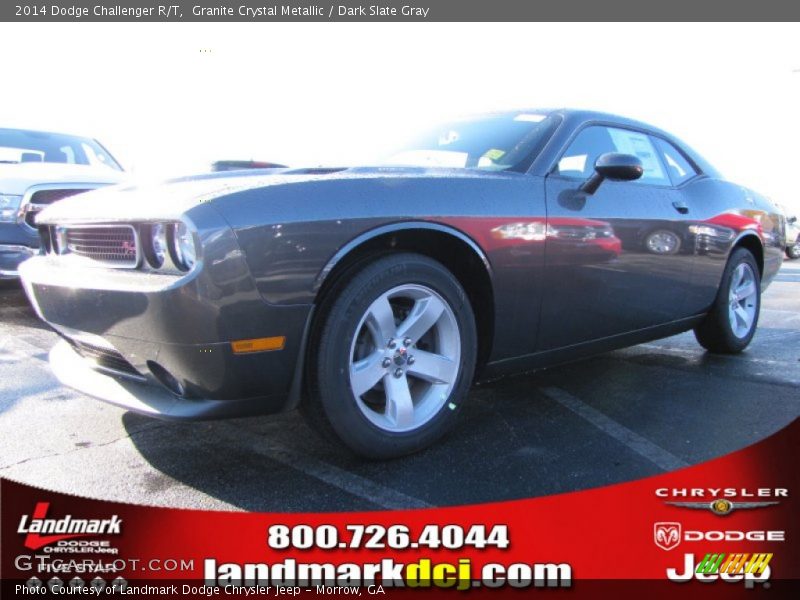 Granite Crystal Metallic / Dark Slate Gray 2014 Dodge Challenger R/T