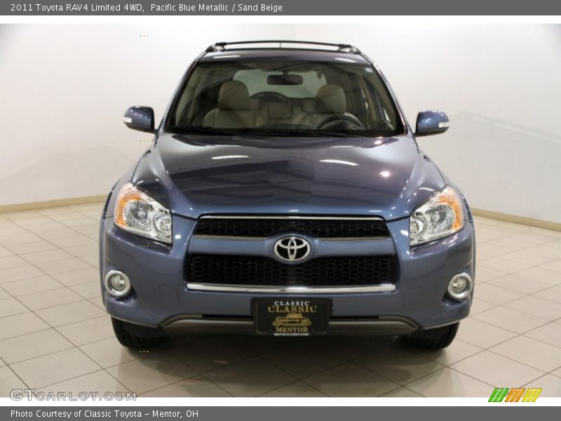 Pacific Blue Metallic / Sand Beige 2011 Toyota RAV4 Limited 4WD