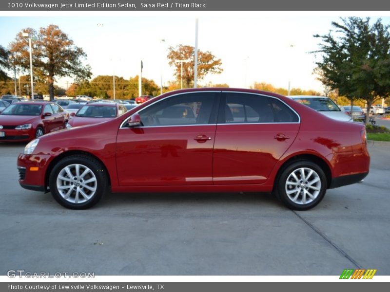 Salsa Red / Titan Black 2010 Volkswagen Jetta Limited Edition Sedan