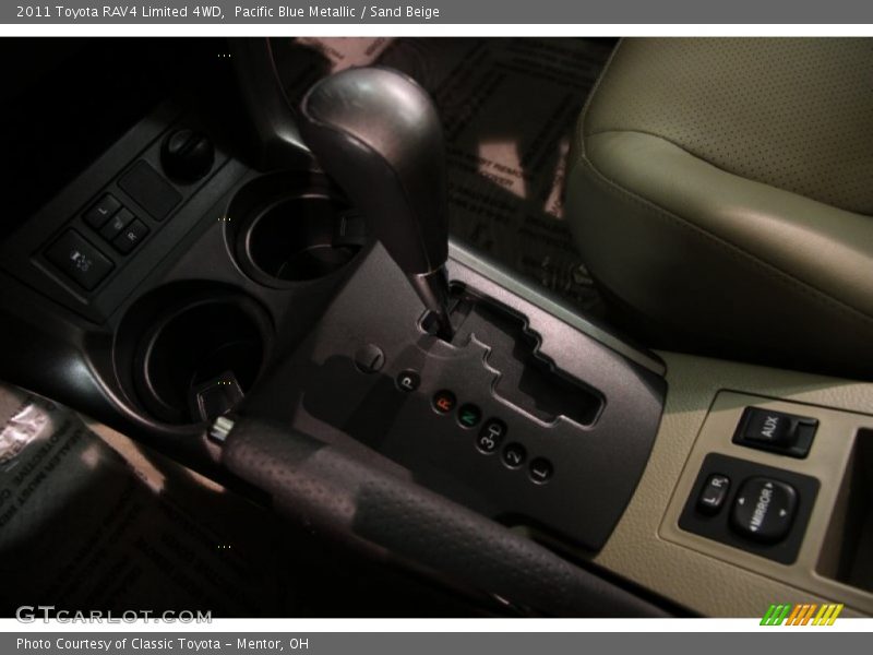 Pacific Blue Metallic / Sand Beige 2011 Toyota RAV4 Limited 4WD