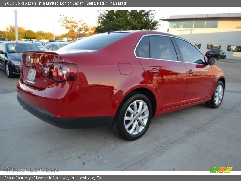 Salsa Red / Titan Black 2010 Volkswagen Jetta Limited Edition Sedan