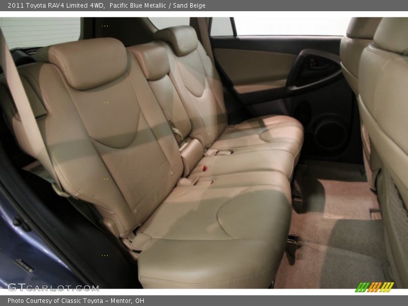 Pacific Blue Metallic / Sand Beige 2011 Toyota RAV4 Limited 4WD