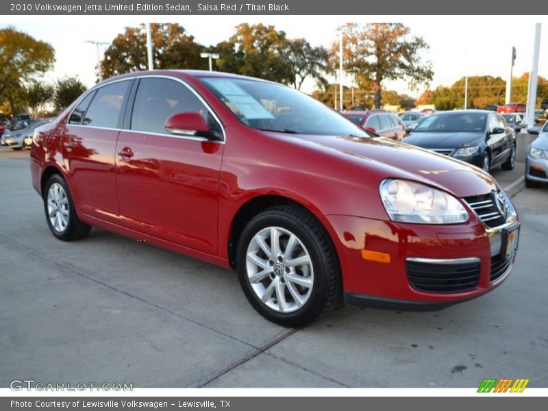 Salsa Red / Titan Black 2010 Volkswagen Jetta Limited Edition Sedan