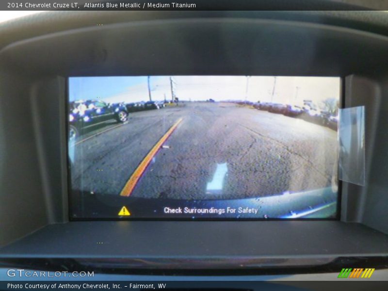Atlantis Blue Metallic / Medium Titanium 2014 Chevrolet Cruze LT