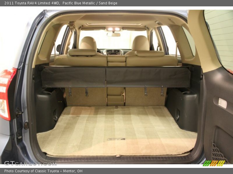 Pacific Blue Metallic / Sand Beige 2011 Toyota RAV4 Limited 4WD