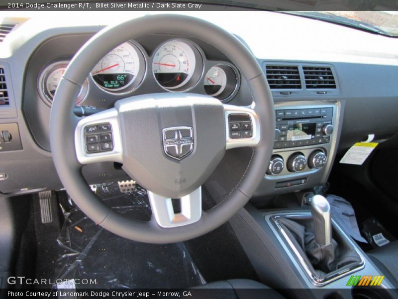 Billet Silver Metallic / Dark Slate Gray 2014 Dodge Challenger R/T