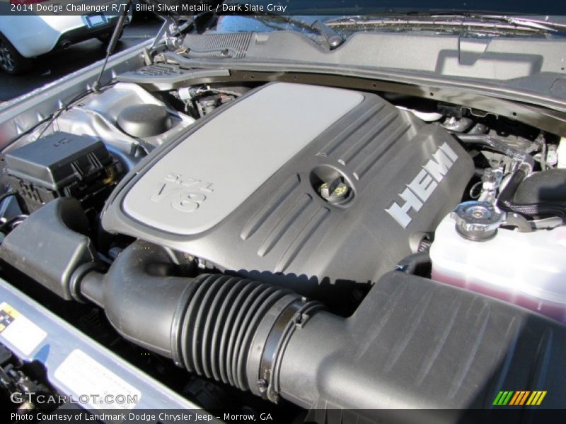 Billet Silver Metallic / Dark Slate Gray 2014 Dodge Challenger R/T