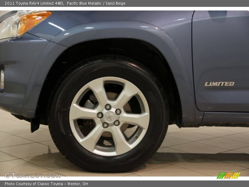 Pacific Blue Metallic / Sand Beige 2011 Toyota RAV4 Limited 4WD