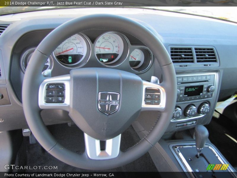 Jazz Blue Pearl Coat / Dark Slate Gray 2014 Dodge Challenger R/T