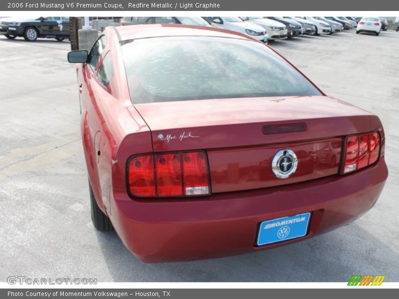 Redfire Metallic / Light Graphite 2006 Ford Mustang V6 Premium Coupe