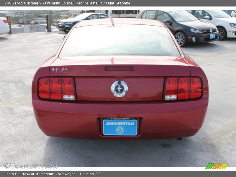 Redfire Metallic / Light Graphite 2006 Ford Mustang V6 Premium Coupe