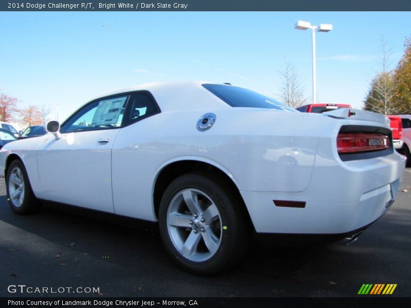 Bright White / Dark Slate Gray 2014 Dodge Challenger R/T