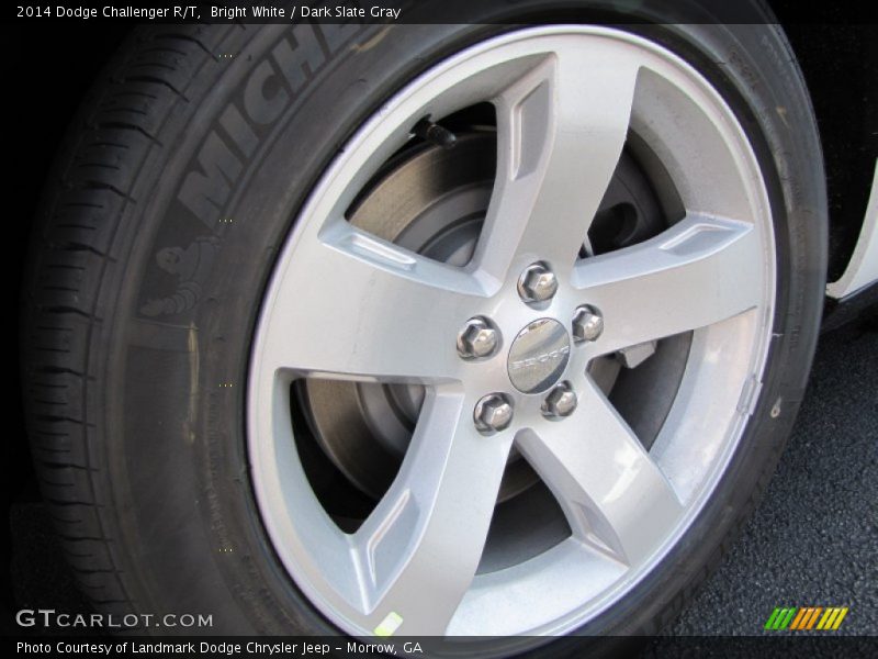 Bright White / Dark Slate Gray 2014 Dodge Challenger R/T
