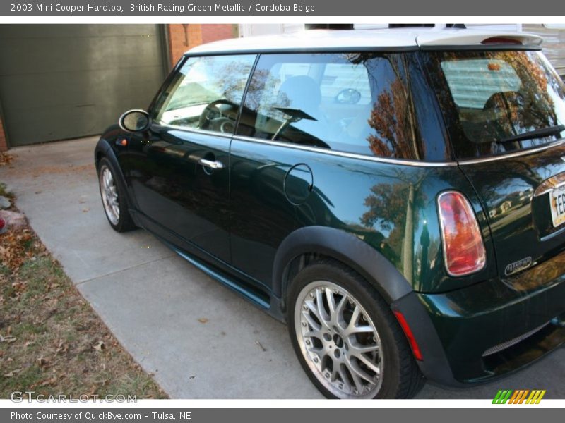 British Racing Green Metallic / Cordoba Beige 2003 Mini Cooper Hardtop