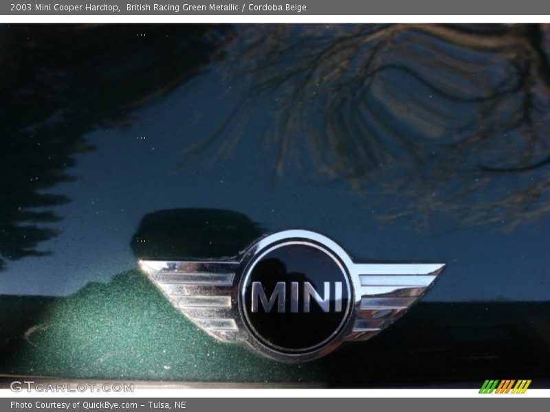 British Racing Green Metallic / Cordoba Beige 2003 Mini Cooper Hardtop