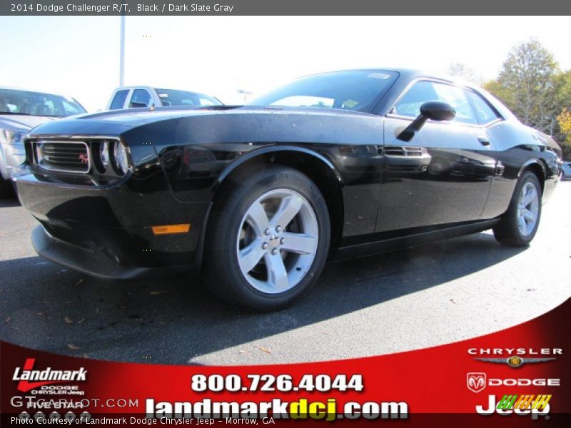 Black / Dark Slate Gray 2014 Dodge Challenger R/T