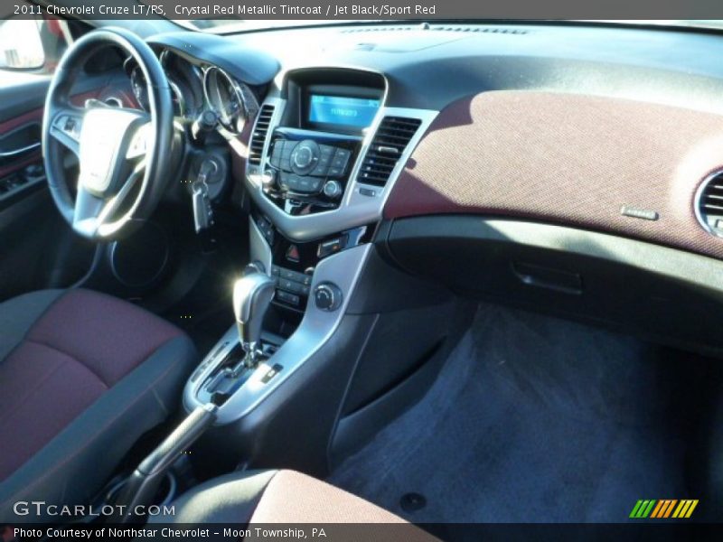 Crystal Red Metallic Tintcoat / Jet Black/Sport Red 2011 Chevrolet Cruze LT/RS