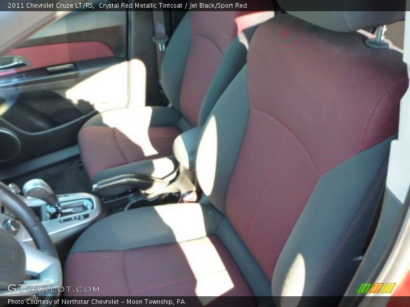 Crystal Red Metallic Tintcoat / Jet Black/Sport Red 2011 Chevrolet Cruze LT/RS