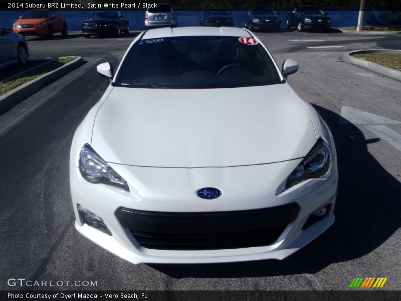 Satin White Pearl / Black 2014 Subaru BRZ Limited