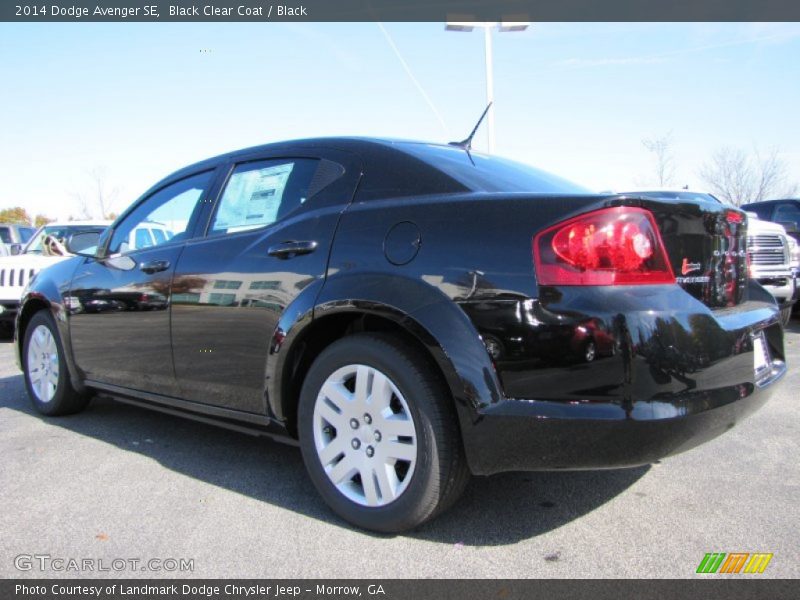 Black Clear Coat / Black 2014 Dodge Avenger SE