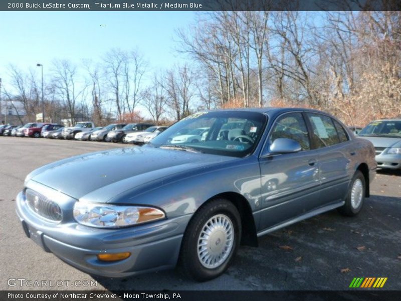 Titanium Blue Metallic / Medium Blue 2000 Buick LeSabre Custom