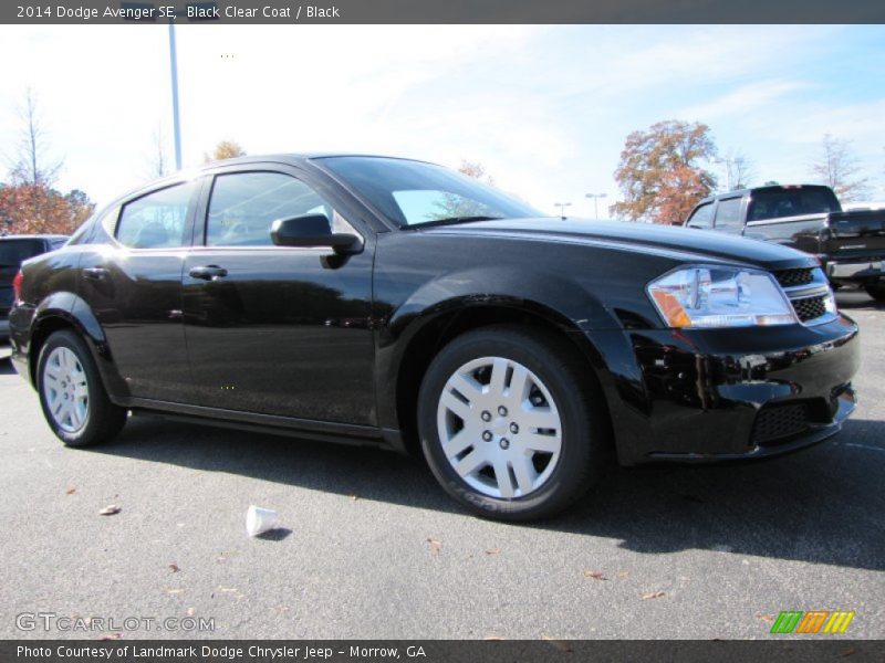 Black Clear Coat / Black 2014 Dodge Avenger SE