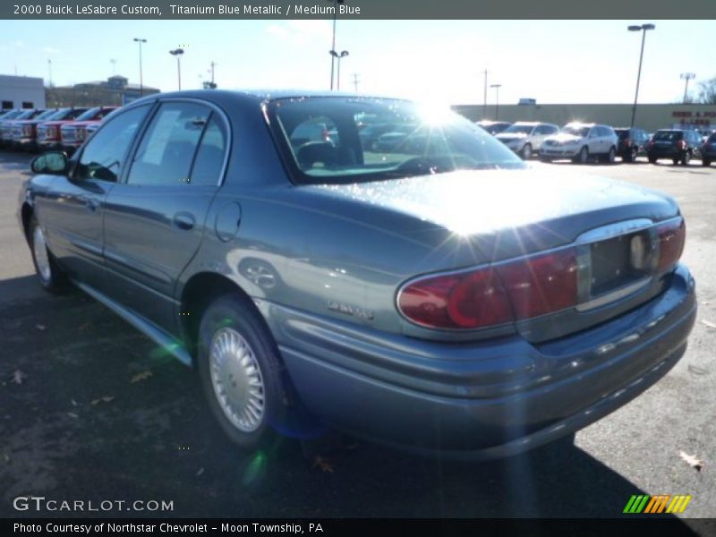 Titanium Blue Metallic / Medium Blue 2000 Buick LeSabre Custom