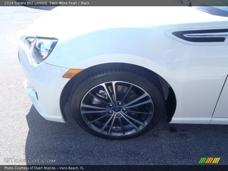 Satin White Pearl / Black 2014 Subaru BRZ Limited